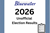 Unofficial 2026 Municipal Election Results