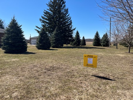 planning application sign