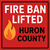 Fire ban lifted