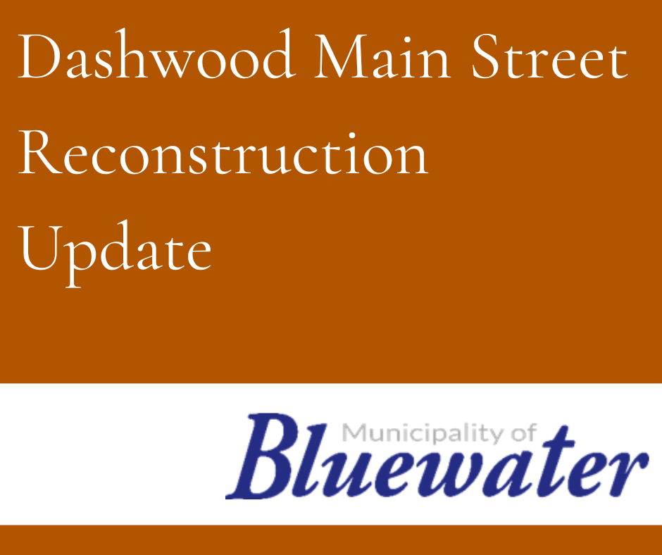 Dashwood Urban Reconstruction Municipality of Bluewater